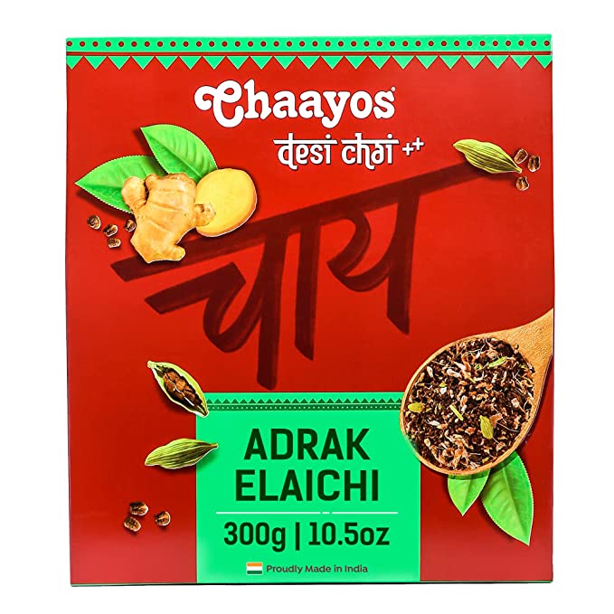 Chaayos Adrak Elaichi Tea (Ginger and Cardamom) - Premium Desi Chai Patti for Authentic Masala Flavour | Immunity Booster- 100g - Image 8