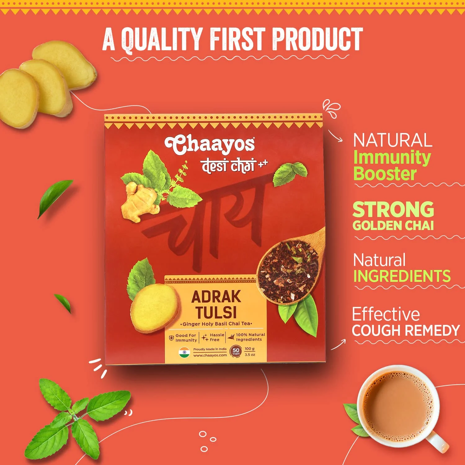 Ginger Tulsi Chai - Image 4