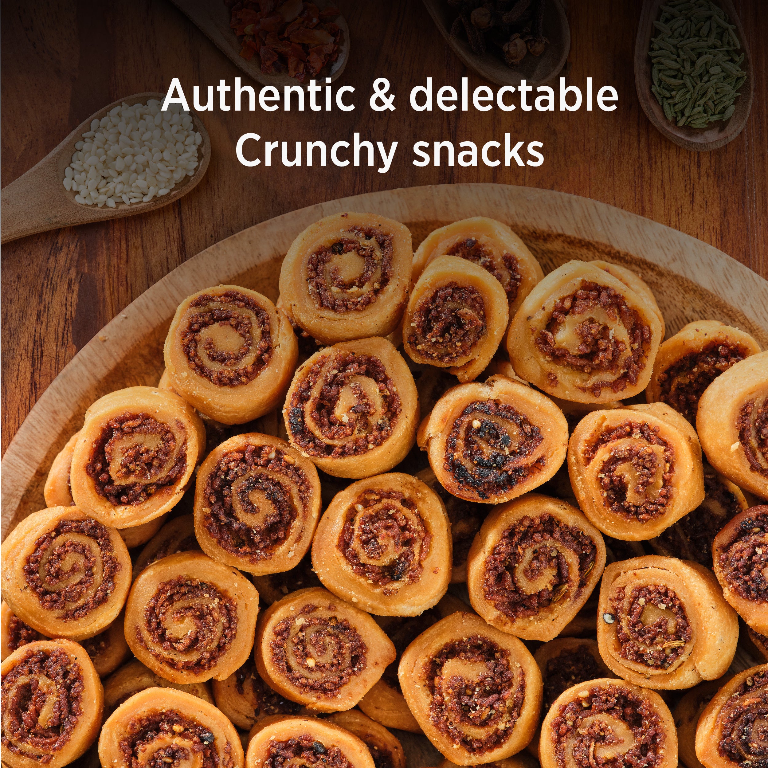 Chaayos Bhakarwadi | Ready to Eat Bhakarwadi Snacks | Mini Bhakarwadi | Indian Namkeen Nashta | Traditional Indian Snacks | Party Snacks - Image 5