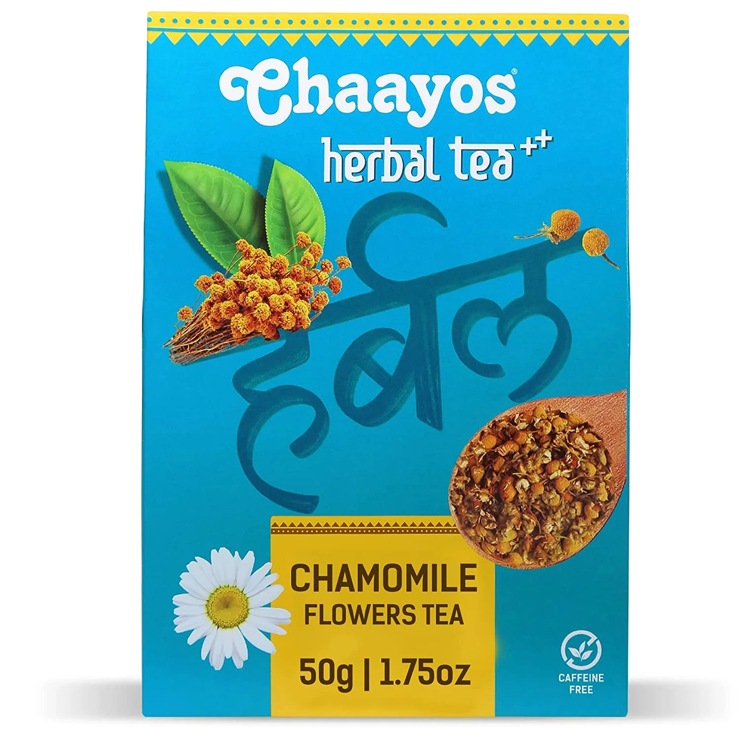 Chaayos Chamomile Herbal Tea - 50 GM | Herbal Tea | Chamomile Flower Tea | Natural Chamomile Flowers - Image 6