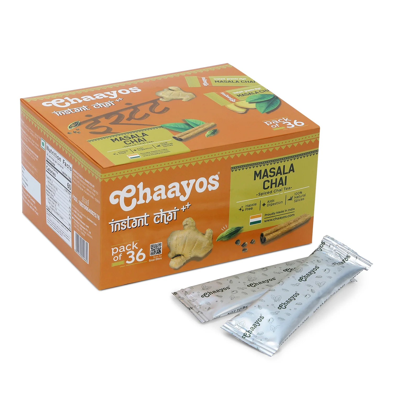 Instant Tea - Masala - Regular Sugar (36 Sachets) - Image 7