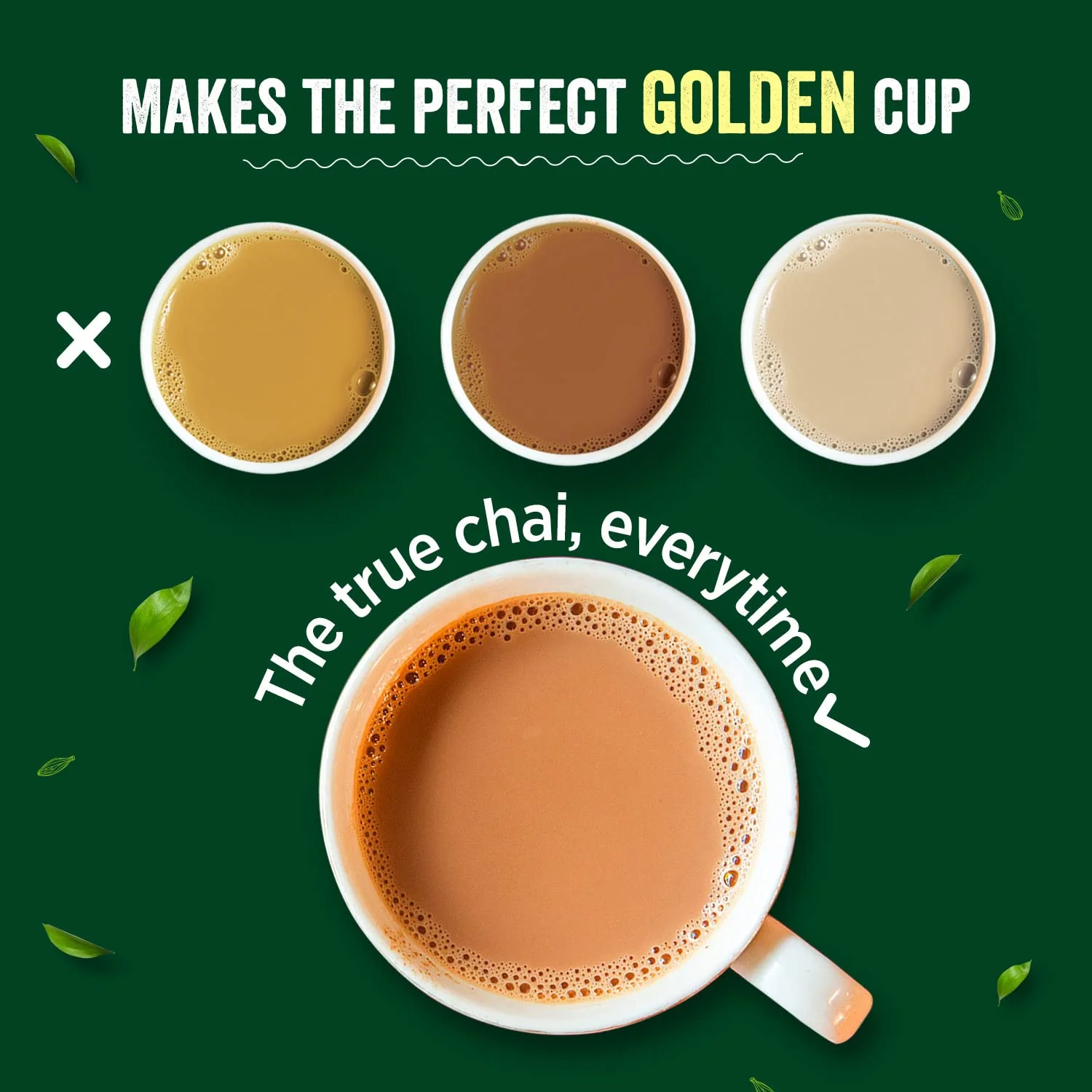 Chaayos Instant Tea Premix - Adrak Elaichi Flavour - Regular Sugar (30 Sachets) | Adrak Elaichi Instant Tea - Image 5