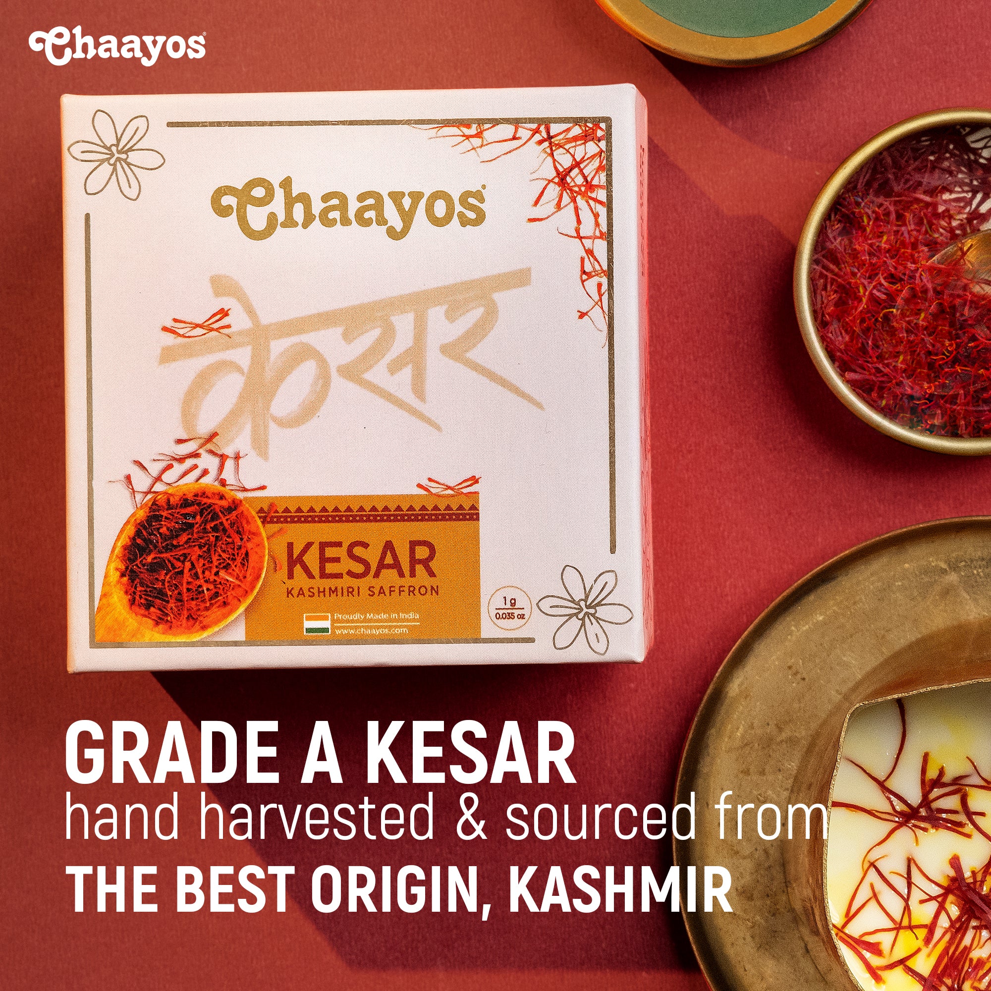 Kashmiri Saffron (1g) - Pure A++ Grade Kesar - Image 3