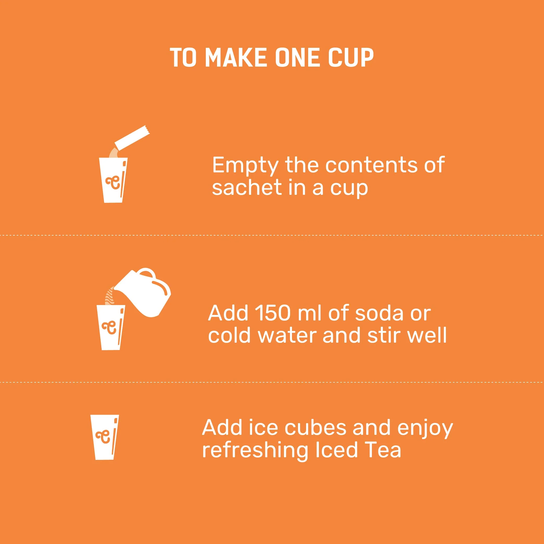 Chaayos Peach Instant Ice Tea Premix - Refreshing Energy Drink, Pack of 10 Sachets - Image 5