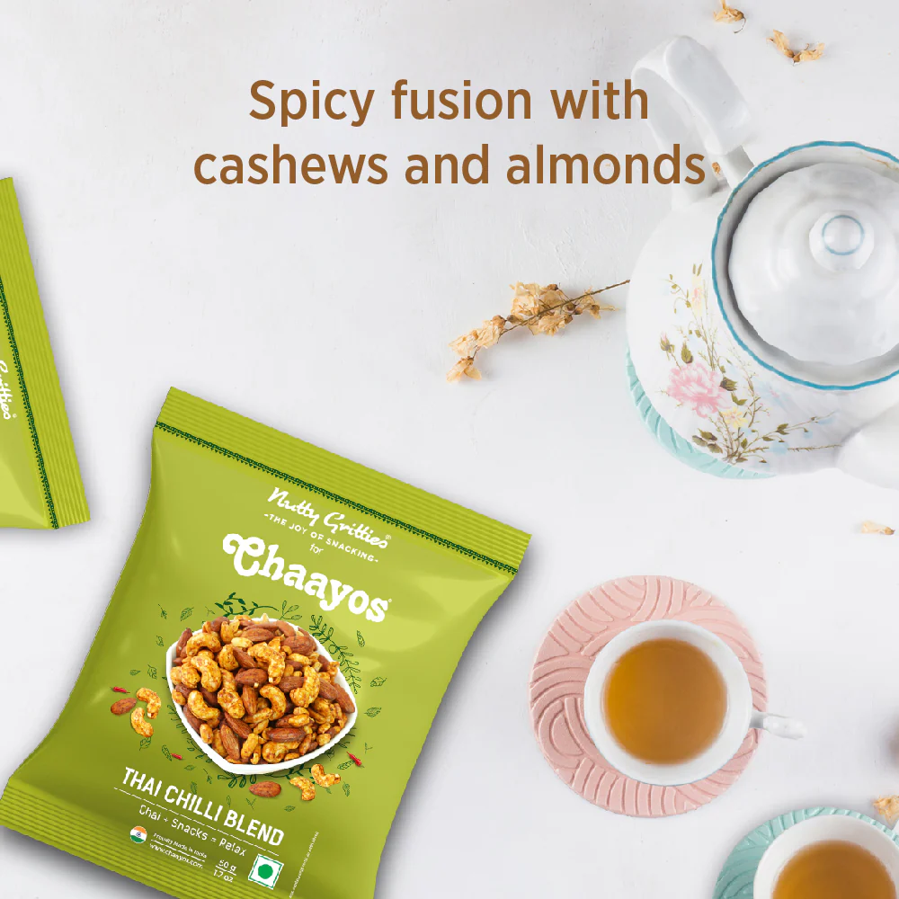 Chaayos Roasted Crispy Roasted Premium Nuts with combo of 3 Flavour - Image 6