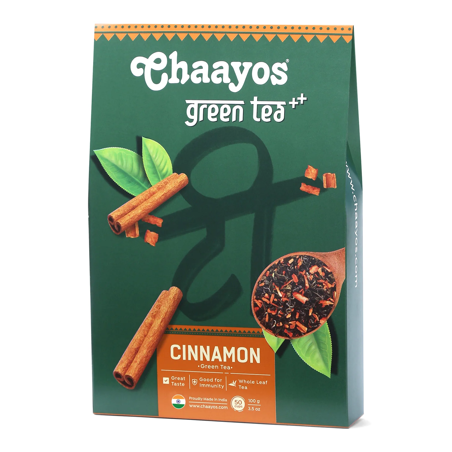 Cinnamon Green Tea - 100g - Image 7