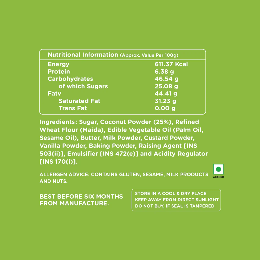 Coconut Cookies - 450g - Image 7