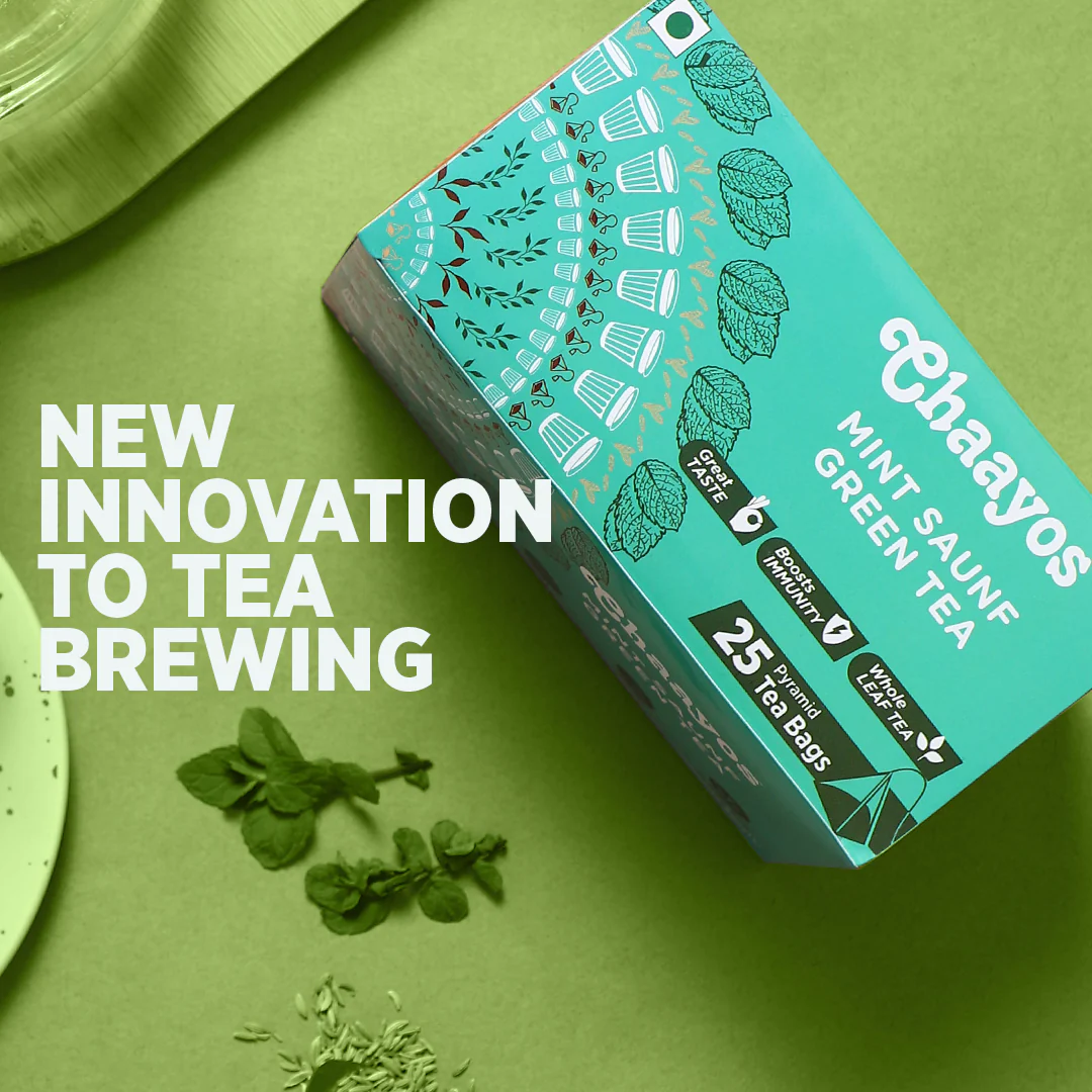 Mint Saunf Green Tea Bags - Image 3