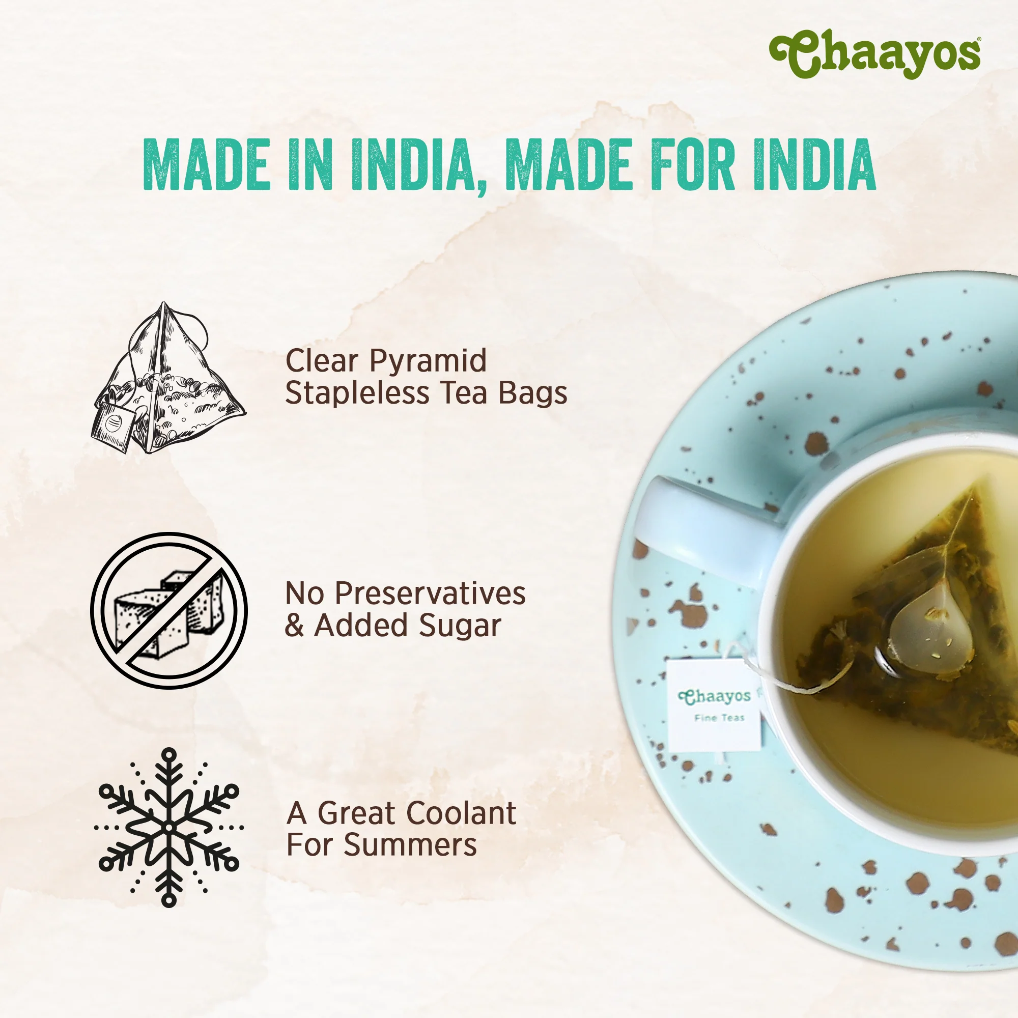 Mint Saunf Green Tea Bags - Image 7