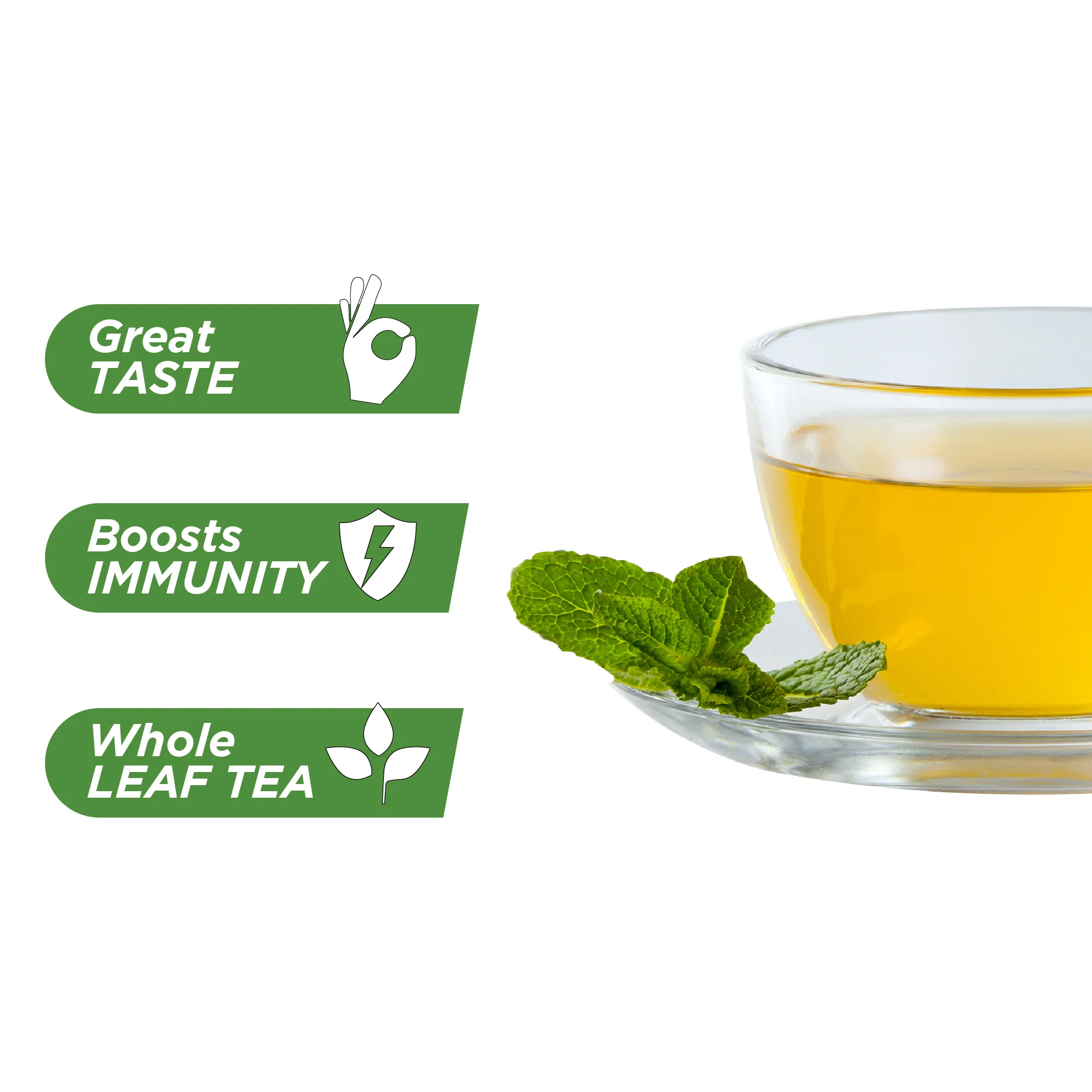 Tulsi Cardamom Green Tea - 100g - Image 4